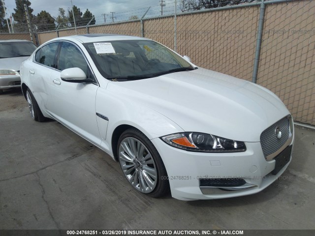 SAJWA0HB5CLS35057 - 2012 JAGUAR XF PORTFOLIO WHITE photo 1