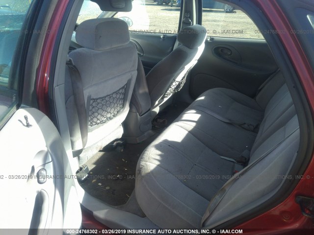 1FALP52U2TG222840 - 1996 FORD TAURUS GL MAROON photo 8