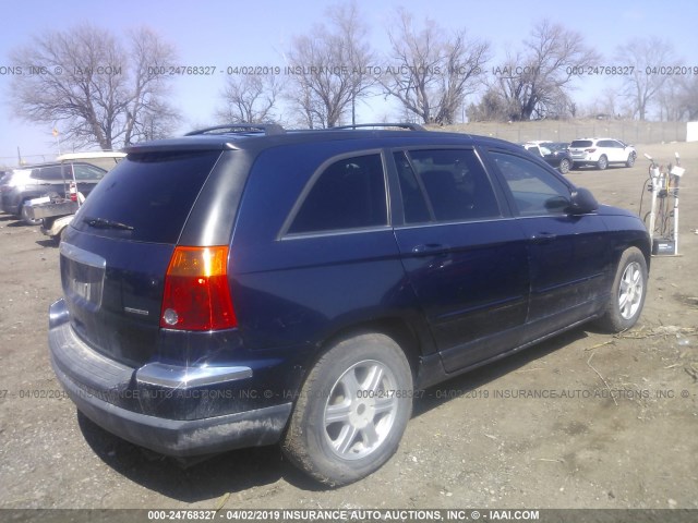 2A4GF68446R787194 - 2006 CHRYSLER PACIFICA TOURING Dark Blue photo 4