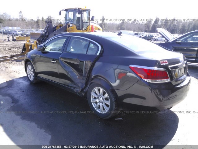 1G4GB5E34CF183019 - 2012 BUICK LACROSSE CONVENIENCE 黑色 照片 3