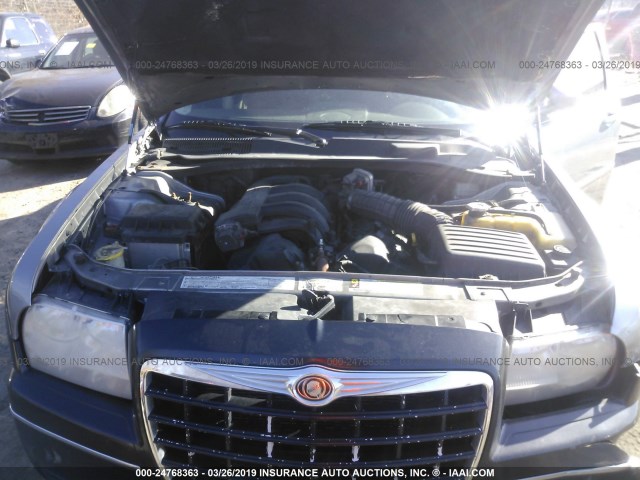 2C3LA43R57H702997 - 2007 CHRYSLER 300 GRAY photo 10