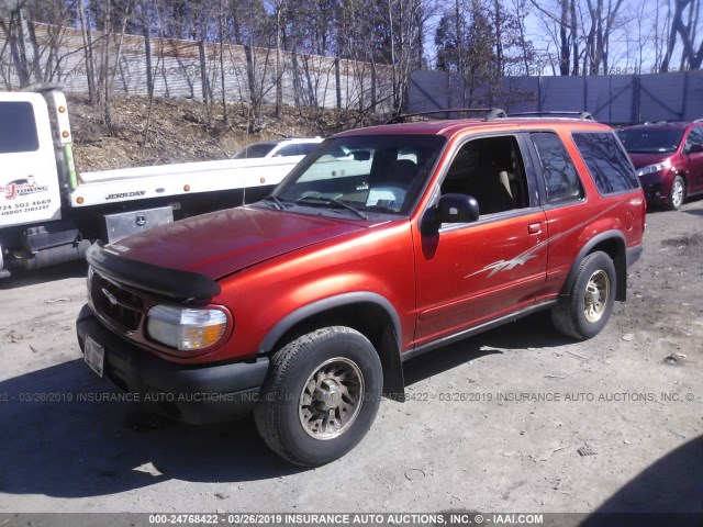 1FMYU24X1XUC08963 - 1999 FORD EXPLORER ORANGE photo 2