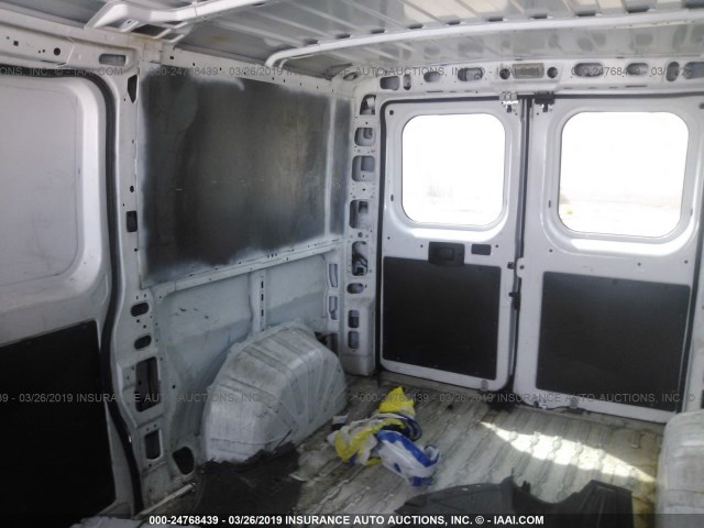 3C6TRVAG4HE538660 - 2017 RAM PROMASTER 1500 1500 STANDARD WHITE photo 8