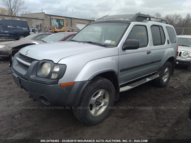 5N1ED28Y93C641968 - 2003 NISSAN XTERRA XE/SE SILVER photo 2