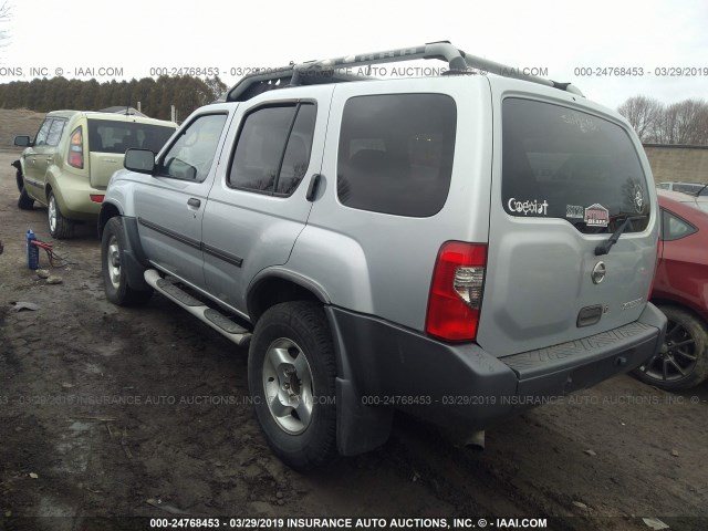 5N1ED28Y93C641968 - 2003 NISSAN XTERRA XE/SE SILVER photo 3