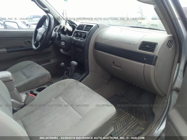 5N1ED28Y93C641968 - 2003 NISSAN XTERRA XE/SE SILVER photo 5