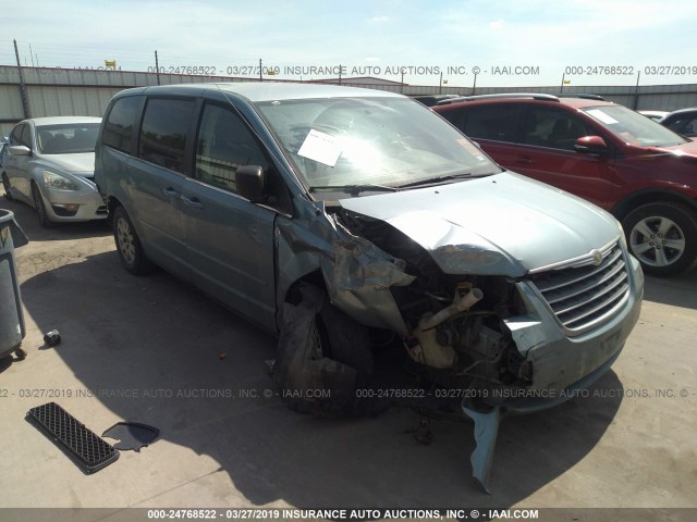 2A4RR4DE7AR148643 - 2010 CHRYSLER TOWN & COUNTRY LX BLUE photo 1