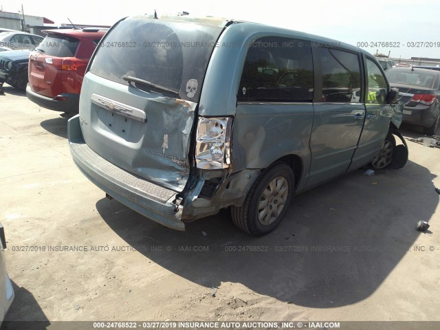 2A4RR4DE7AR148643 - 2010 CHRYSLER TOWN & COUNTRY LX BLUE photo 4