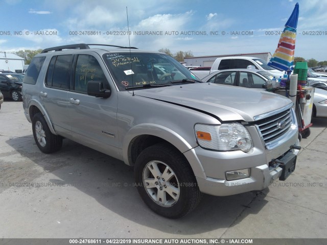 1FMEU73E58UA32291 - 2008 FORD EXPLORER XLT SILVER photo 1