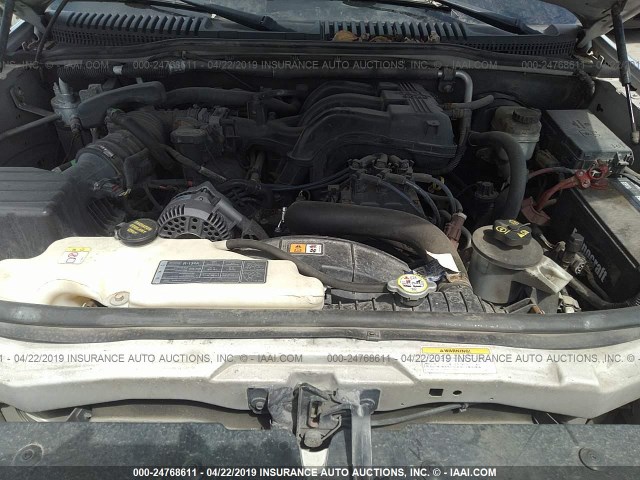 1FMEU73E58UA32291 - 2008 FORD EXPLORER XLT SILVER photo 10