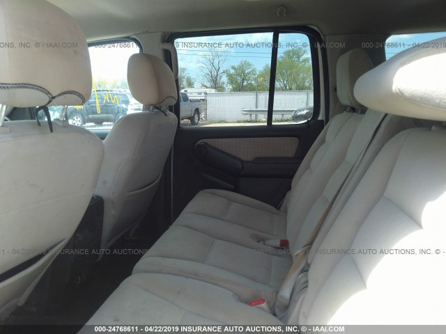 1FMEU73E58UA32291 - 2008 FORD EXPLORER XLT SILVER photo 8