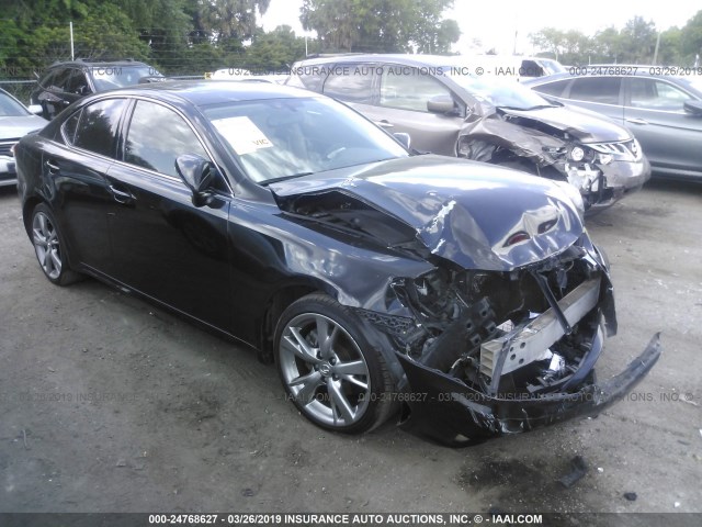 JTHBK262595089991 - 2009 LEXUS IS 250 BLACK photo 1