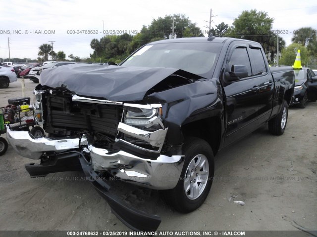 1GCVKREC1JZ152549 - 2018 CHEVROLET SILVERADO K1500 LT Dark Blue photo 2