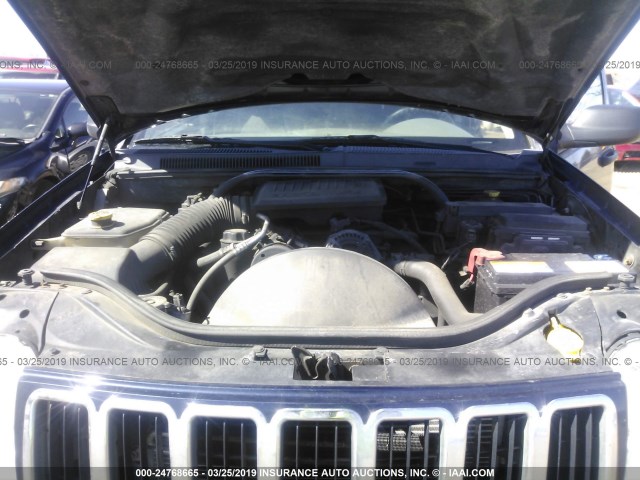 1J4GR48K15C502663 - 2005 JEEP GRAND CHEROKEE LAREDO/COLUMBIA/FREEDOM 蓝色 照片 10