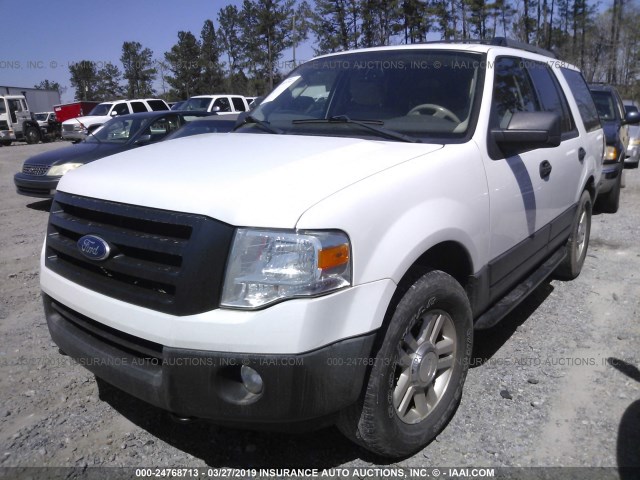 1FMJU1G56BEF51101 - 2011 FORD EXPEDITION XL WHITE photo 2