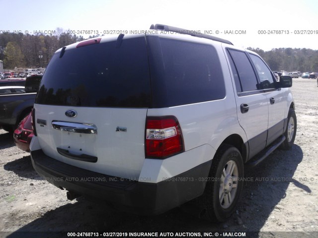1FMJU1G56BEF51101 - 2011 FORD EXPEDITION XL WHITE photo 4