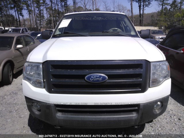 1FMJU1G56BEF51101 - 2011 FORD EXPEDITION XL WHITE photo 6