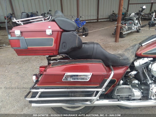 1HD1FC4177Y662126 - 2007 HARLEY-DAVIDSON FLHTCUI MAROON photo 6