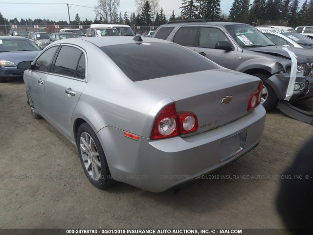 1G1ZG5E75CF114172 - 2012 CHEVROLET MALIBU LTZ SILVER photo 3