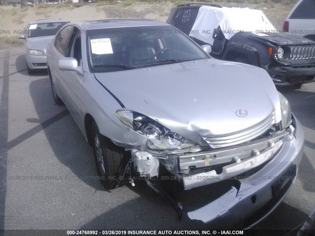 JTHBF30G330142173 - 2003 LEXUS ES 300 SILVER photo 1