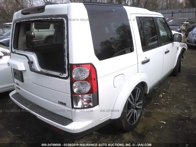 SALAK2D45CA640400 - 2012 LAND ROVER LR4 HSE LUXURY WHITE photo 4