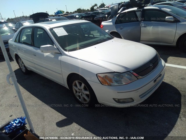 4T1BF28B41U126389 - 2001 TOYOTA AVALON XL/XLS WHITE photo 1