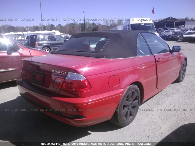 WBABW33445PL38889 - 2005 BMW 325 CI RED photo 4
