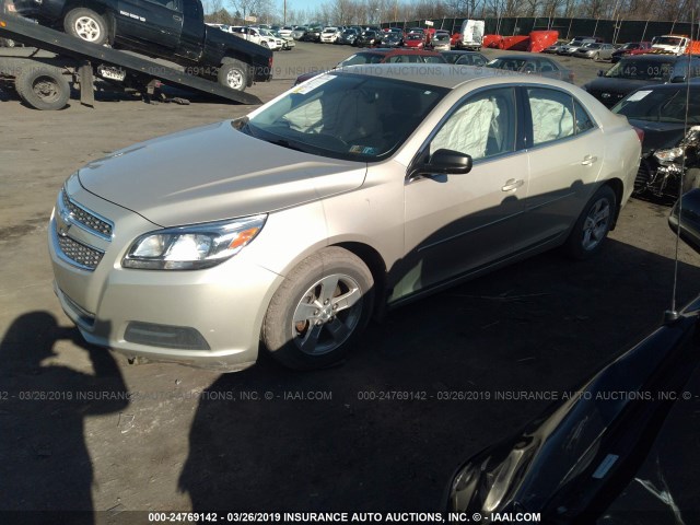 1G11B5SA5DF235216 - 2013 CHEVROLET MALIBU LS TAN photo 2