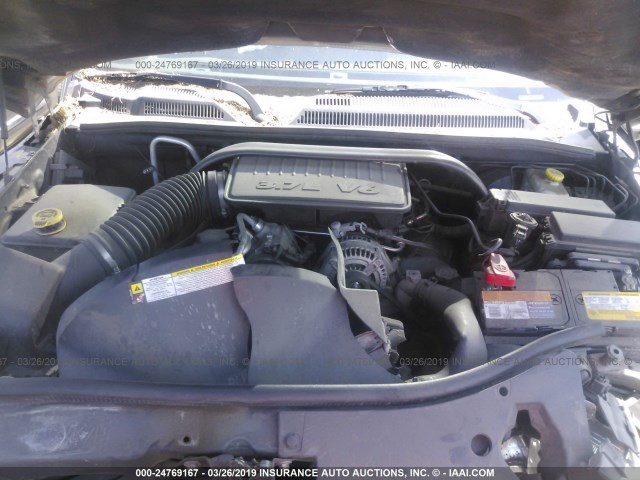 1J8HH48K87C613929 - 2007 JEEP COMMANDER GRAY photo 10