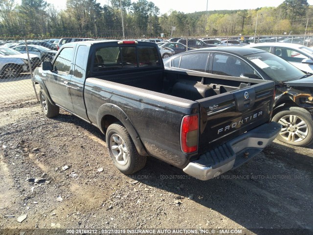 1N6DD26T54C455821 - 2004 NISSAN FRONTIER KING CAB XE BLACK photo 3