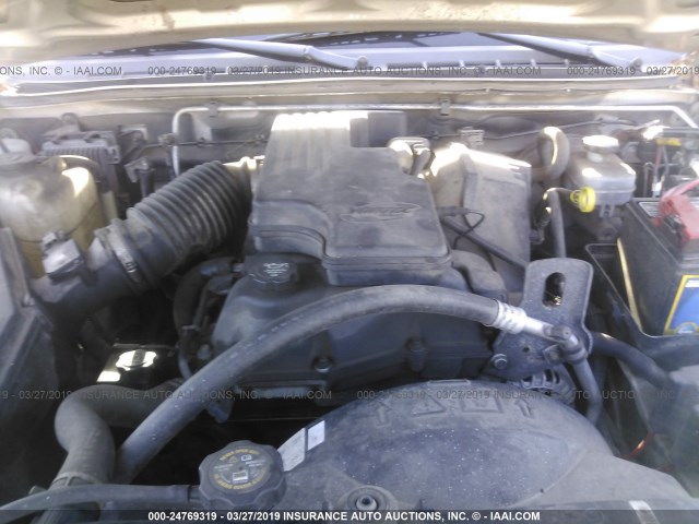 1GTCS198158137320 - 2005 GMC CANYON SILVER photo 10