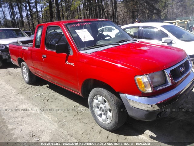 1N6DD26S5WC388468 - 1998 NISSAN FRONTIER KING CAB XE/KING CAB SE RED photo 1