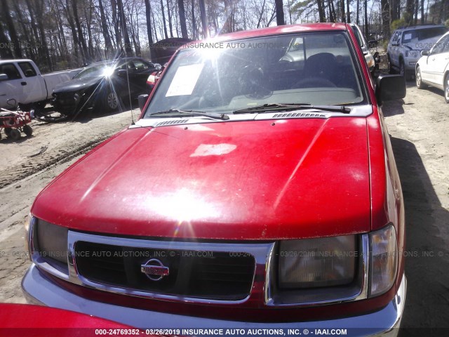 1N6DD26S5WC388468 - 1998 NISSAN FRONTIER KING CAB XE/KING CAB SE RED photo 6