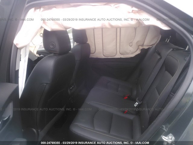 2GNAXXEVXK6182742 - 2019 CHEVROLET EQUINOX PREMIER BLACK photo 8