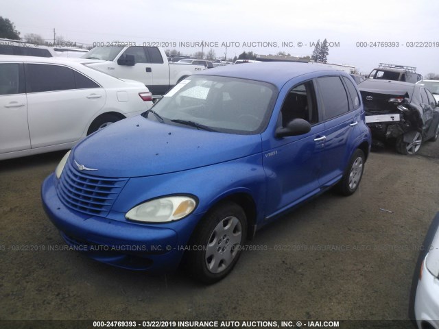 3C4FY58B25T535959 - 2005 CHRYSLER PT CRUISER TOURING BLUE photo 2