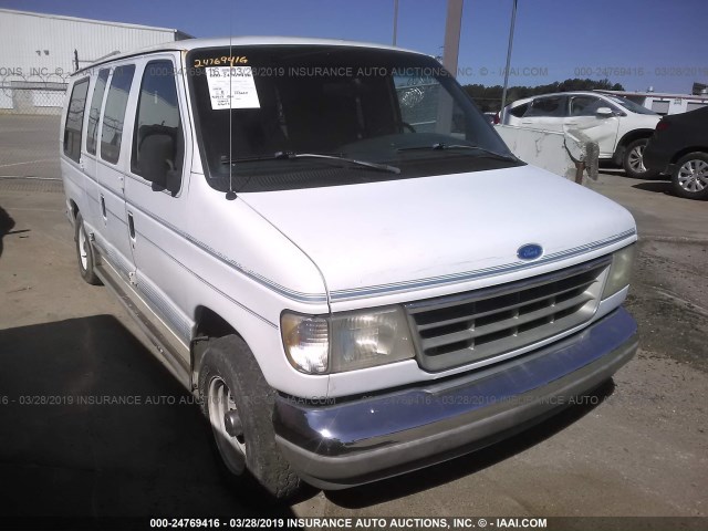 1FDEE14Y5PHA16697 - 1993 FORD ECONOLINE E150 VAN WHITE photo 1