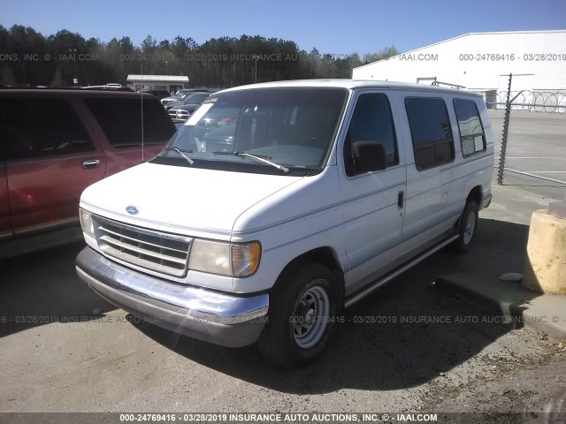 1FDEE14Y5PHA16697 - 1993 FORD ECONOLINE E150 VAN WHITE photo 2