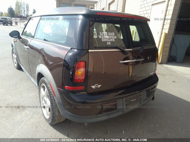 WMWML3C58ATX52222 - 2010 MINI COOPER CLUBMAN BROWN photo 3