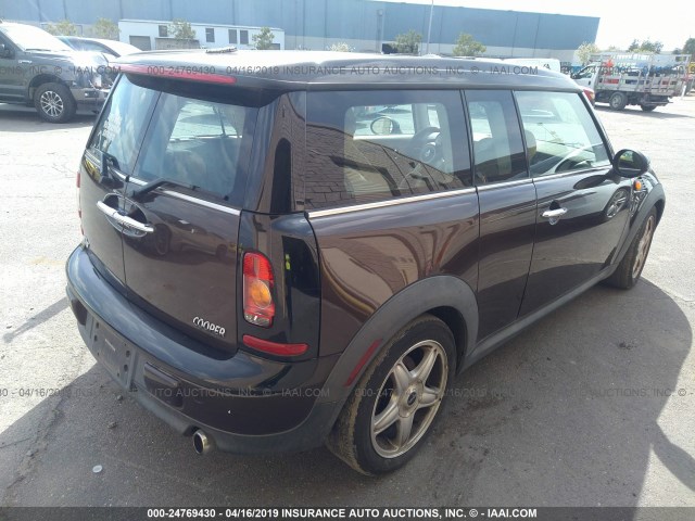 WMWML3C58ATX52222 - 2010 MINI COOPER CLUBMAN BROWN photo 4