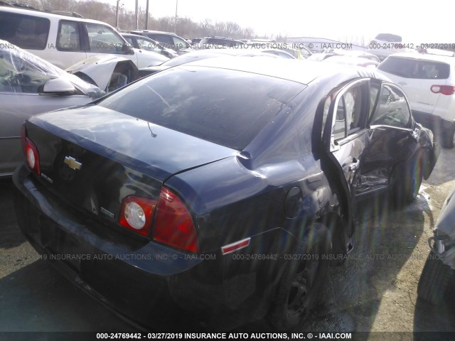 1G1ZA5EU5BF349113 - 2011 CHEVROLET MALIBU LS Navy photo 4