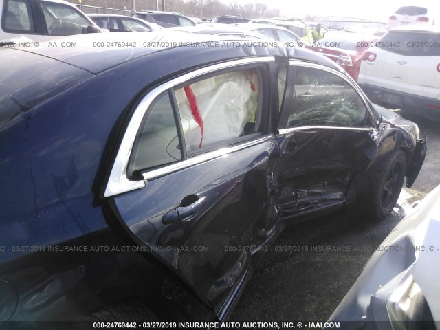 1G1ZA5EU5BF349113 - 2011 CHEVROLET MALIBU LS Navy photo 6