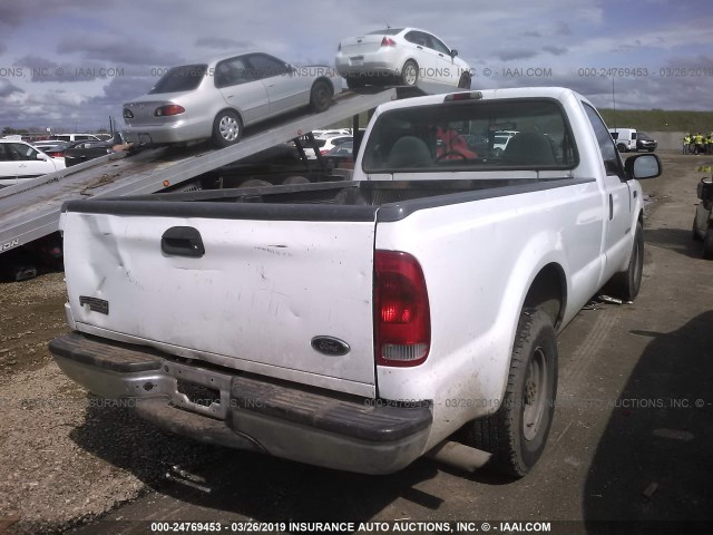 1FDSF30F62ED70559 - 2002 FORD F350 SRW SUPER DUTY WHITE photo 4