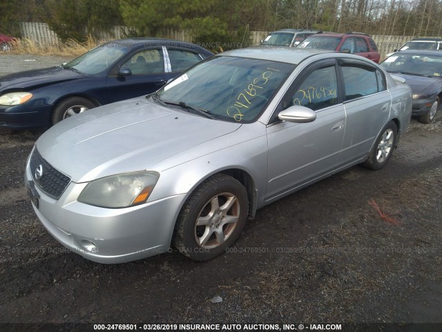 1N4AL11D36C183605 - 2006 NISSAN ALTIMA S/SL SILVER photo 2