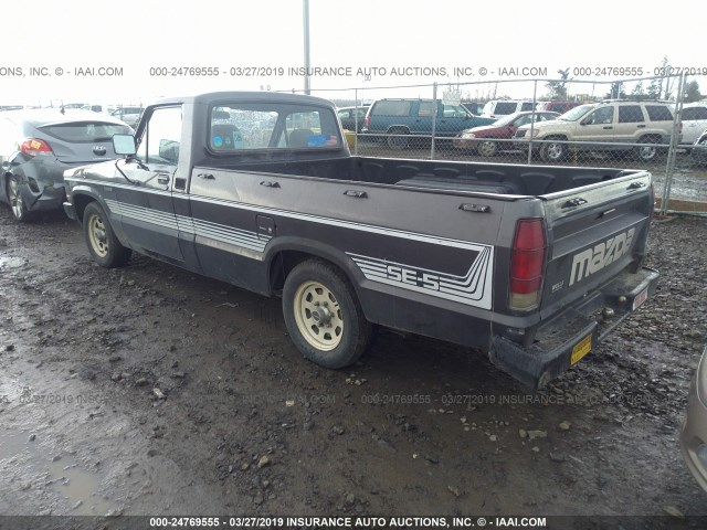 JM2UC2218E0819027 - 1984 MAZDA B2000 LONG BED GRAY photo 3