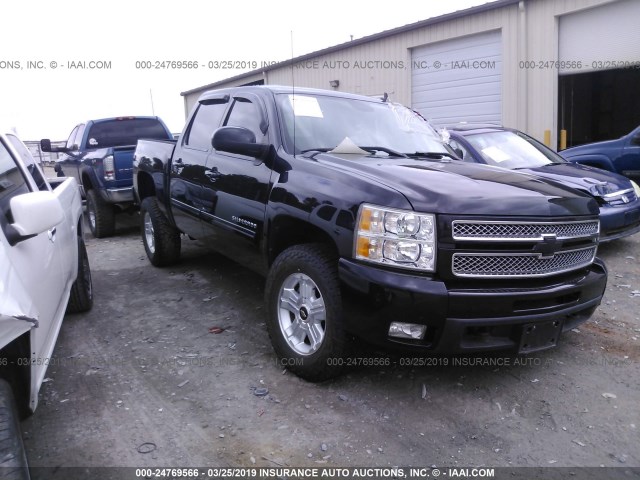 1GCPKTE79CF117545 - 2012 CHEVROLET SILVERADO K1500 LTZ BLACK photo 1