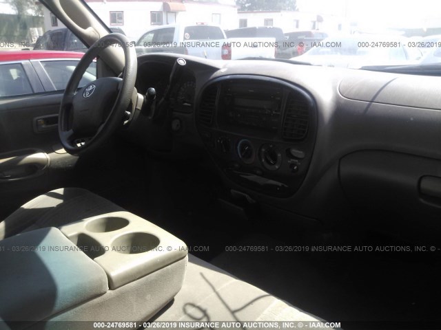 5TBRT34124S449534 - 2004 TOYOTA TUNDRA ACCESS CAB SR5 GOLD photo 5