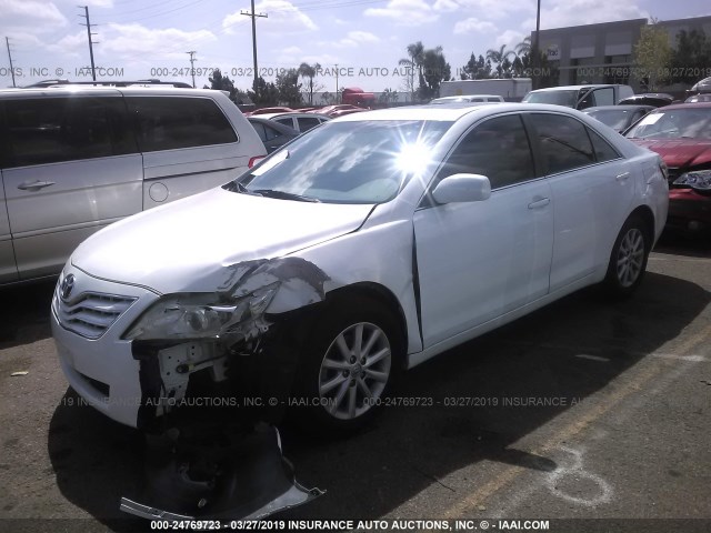 4T4BF3EK2BR125856 - 2011 TOYOTA CAMRY SE/LE/XLE WHITE photo 2