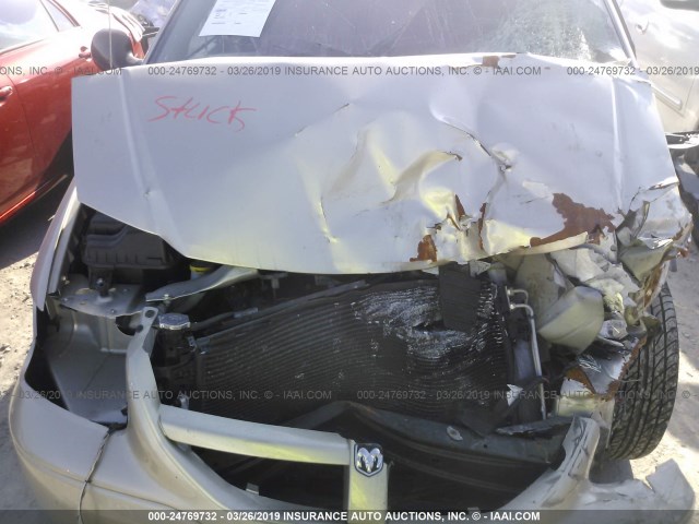 1D4GP45R25B369241 - 2005 DODGE CARAVAN SXT GRAY photo 10