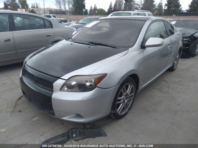 JTKDE177850050950 - 2005 TOYOTA SCION TC SILVER photo 2
