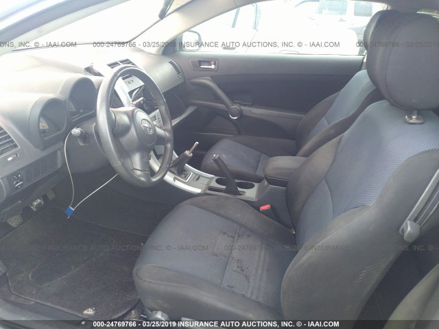 JTKDE177850050950 - 2005 TOYOTA SCION TC SILVER photo 5